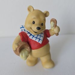 Vintage Disney Winnie the Pooh Figurine- Vintage Ceramic Pooh and Honey Figurine