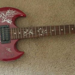 Autographed Epiphone SG Special Guitar