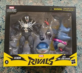 Marvel legends marvel rivals venom and jeff the land shark action figure 2-pack