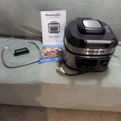 Like New Power XL Combo Grill & Air Fryer