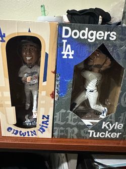 Kyle Tucker bobblehead and edwin Diaz bobblehead