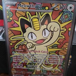 Meowth Ex #121 (Pokemon Perfect Order)