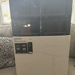 10 Drop-Front Shoe Box The Container Store Large Black