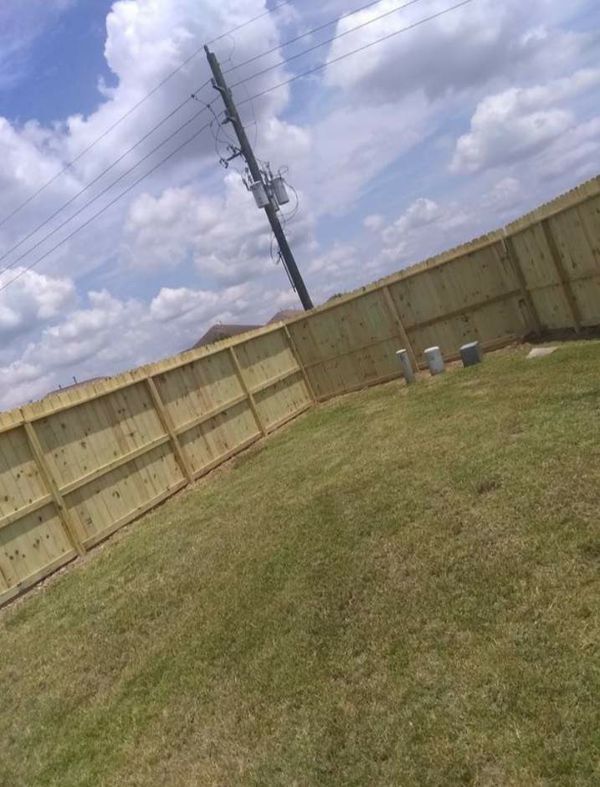 Treated pine and cedar. Fence for Sale in Houston, TX ...