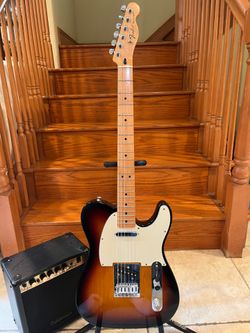 Fender MIM Telecaster (Mint) w/ California Amp