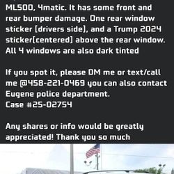 $500 CASH REWARD 🚨STOLEN VEHICLE ALERT🚨