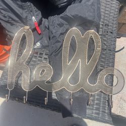 Hello Decor With Hanging Hooks
