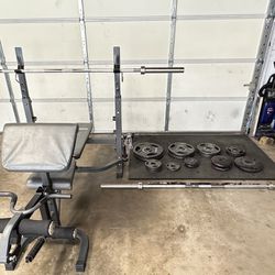 Bench Press with Weights 