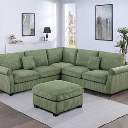 Corduroy Sectional