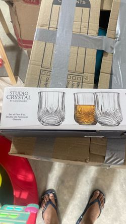 Old fashion whisky glasses