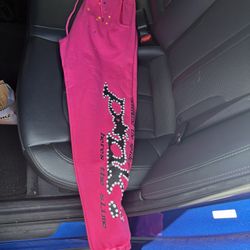Sp5der Hot pink Sweatpants 