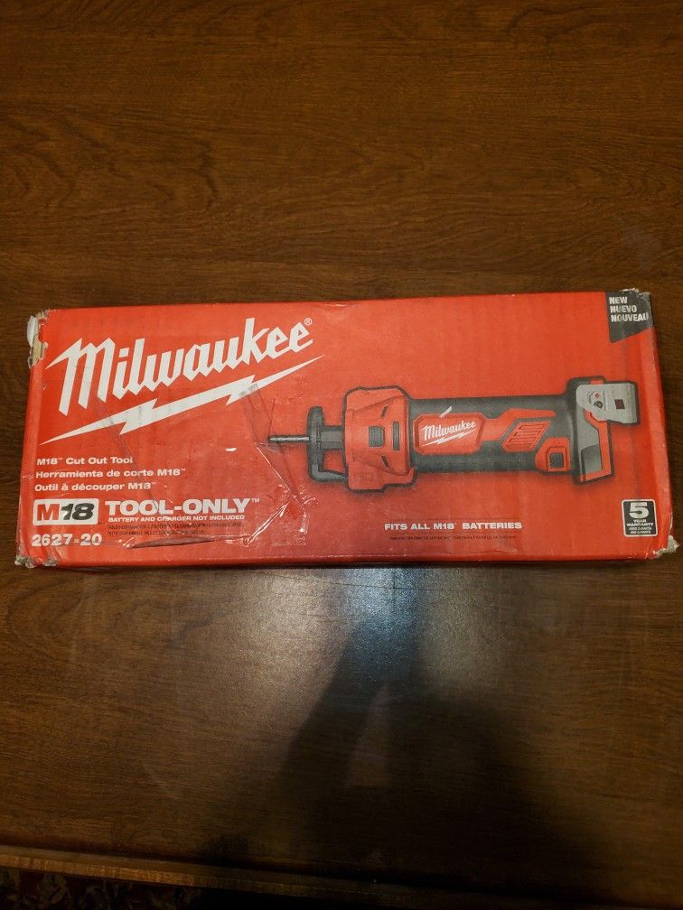 Milwaukee 2627-20 M18 18V Compact Cordless Drywall Cut Out Tool - Bare Tool. This Is My Lowest Price. I