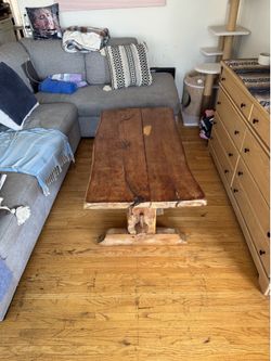 Trestle Coffee Table - Handcrafted Solid Oak