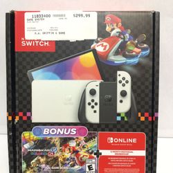 Nintendo OLED Switch HEG-001 Handheld Game System In Box