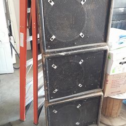 6 Stage Monitors...Belonged To Neil Diamond! Must Go Today!