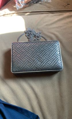 Michale Kors Metallic Leather Pearl Box 