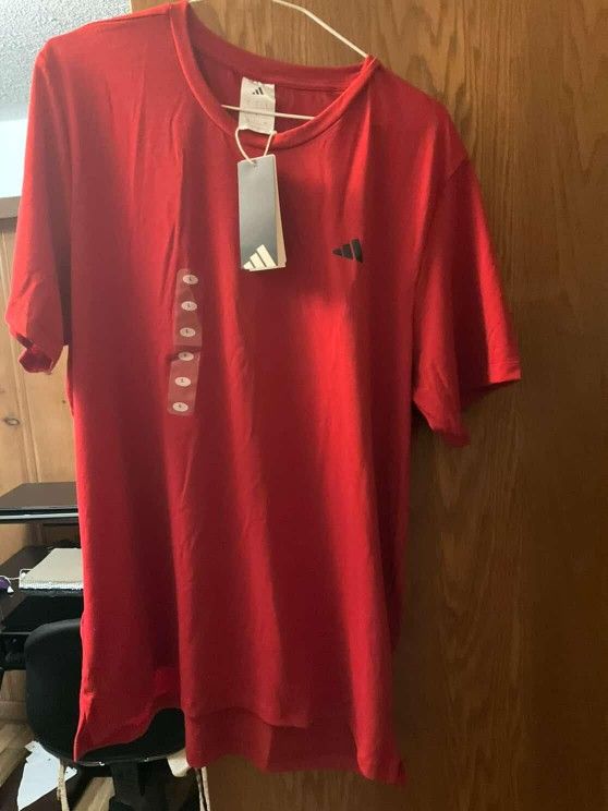 Adidas Red T Shirt