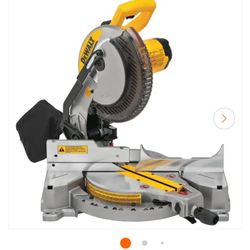 DEWALT 15 Amp Corded 10 in. Compound Single Bevel Miter Saw
