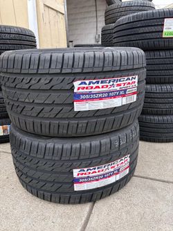 Brand new 305/35ZR20 American Road Star Sport A/S Tires available with installation we finan