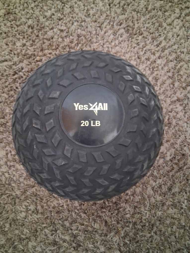 🏋️‍♂️ Yes4All 20 lb Slam Ball Need gone asap!