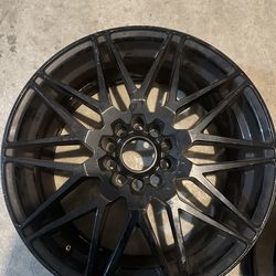 18x8 black wheels