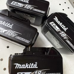 Makita New 5ah Battery 18v $100 Each One 