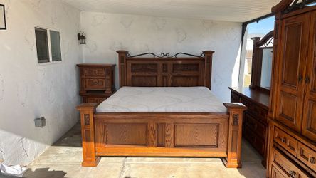 Premium 8 piece king size bedroom set