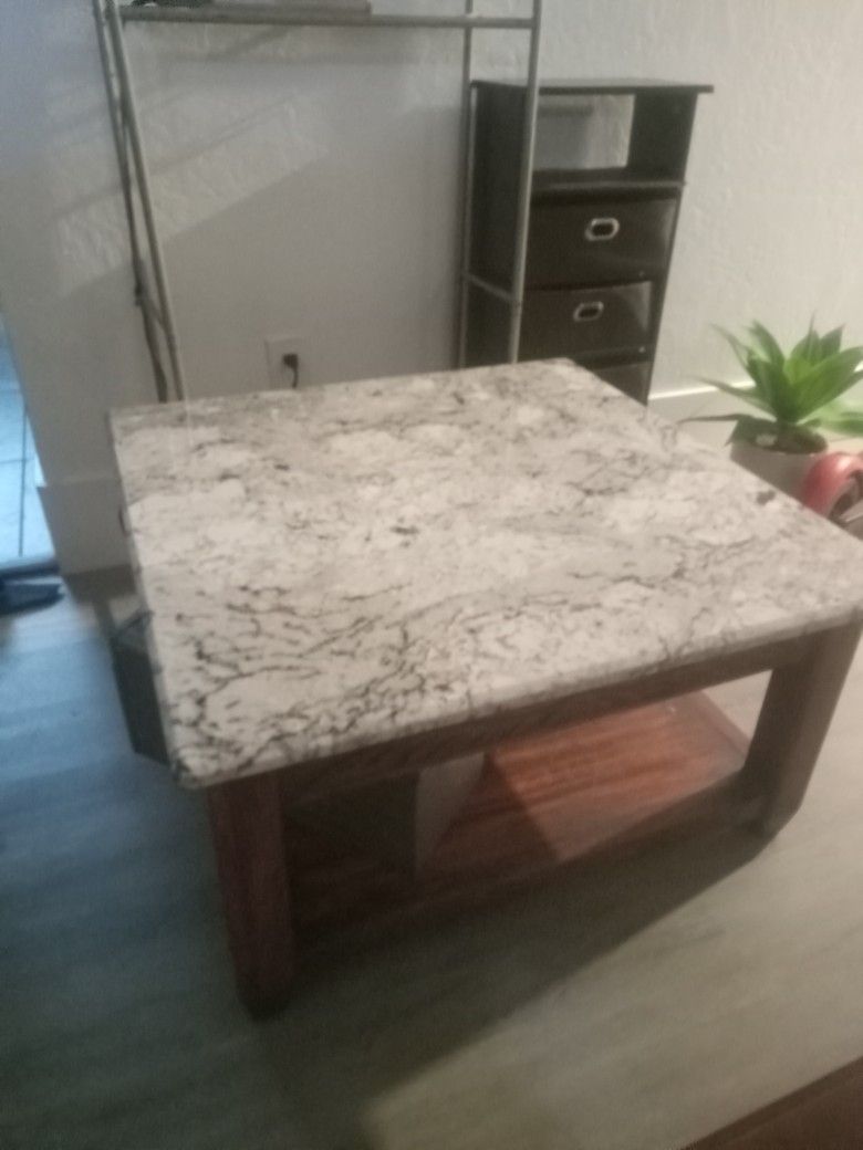 Granite Top Coffee Table