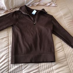 Brown Work Out Long Sleeve