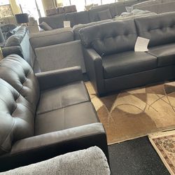 Leather Sofa And Leather Love Seat On Sale 