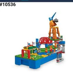 Trains. Lego Megablocs. Storage Table/Playboard. Building Blocks. Thomas The Train. Excellent Condition. 