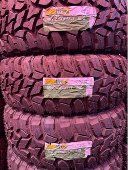35x12.50R17 RT tbb tires $850 las 4 llantas , LEVANTAMOS TROCAS TAMBIÉN.