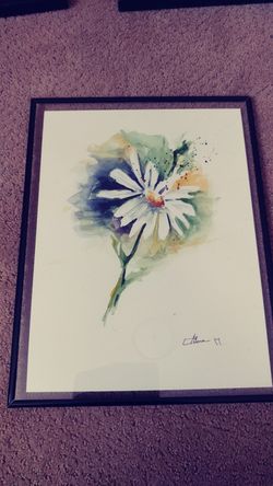 Watercolor painting, 10x13