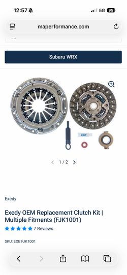 Exedy OEM Replacement Clutch Kit  (FJK1001)