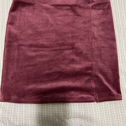 Velvet Skirt Size L