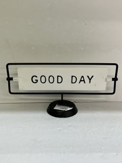 Good Day/ Good Night Reversible Sign