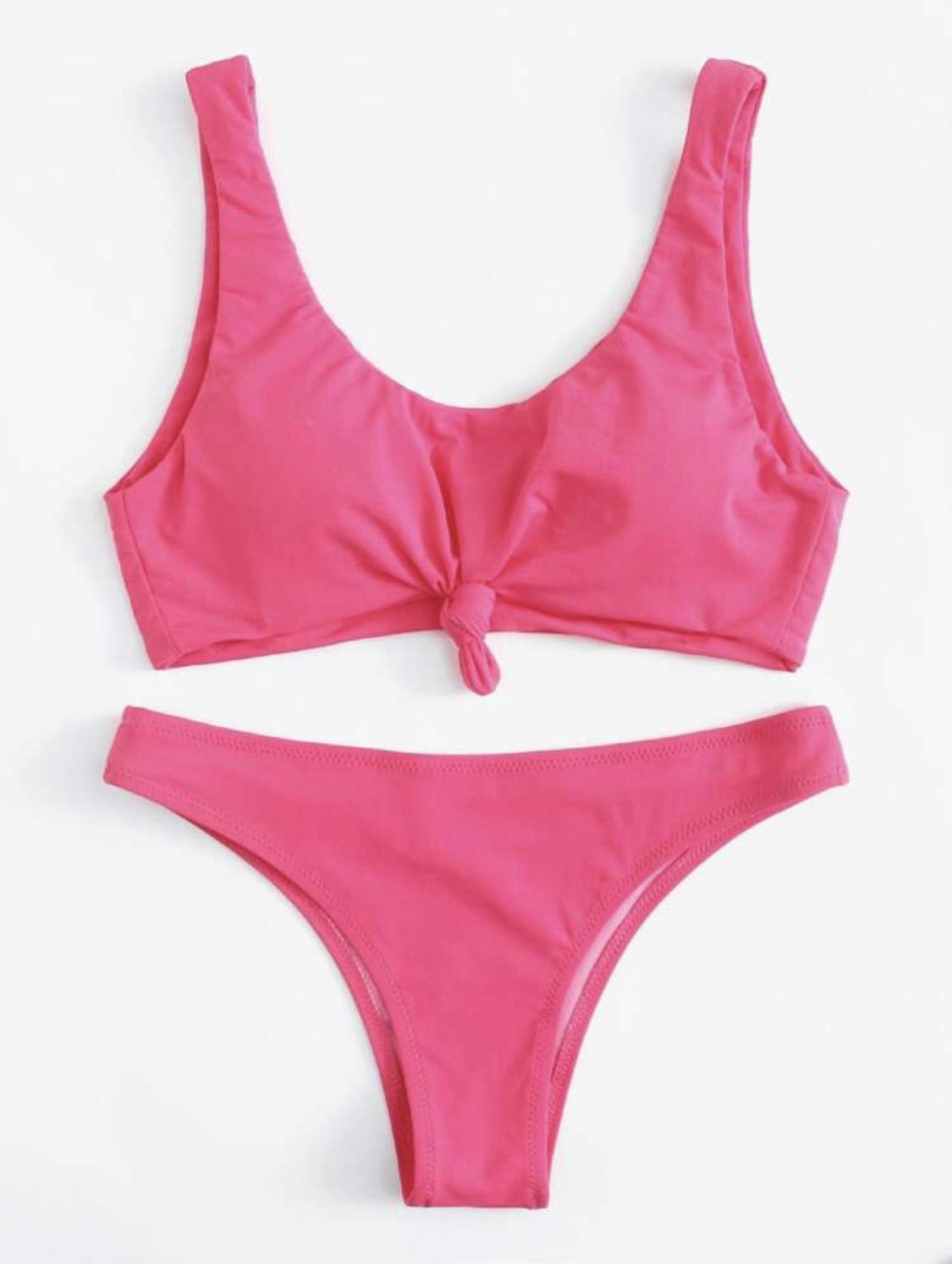 Hot pink bikini set