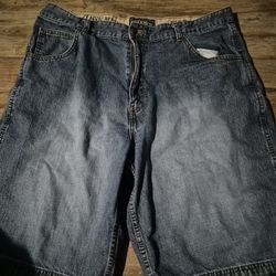 Vintage CHAMS Baggy Denim Jorts – Y2K Skater Style – Size [weist 36]