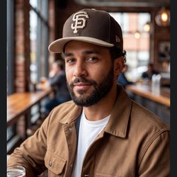 New Era Gray and Red Bulls Logo Snapback Cap