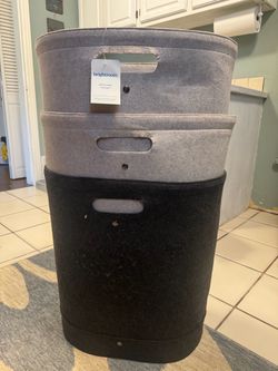 NEW laundry hampers (3)