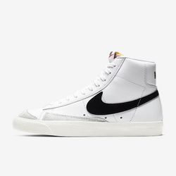 Nike Blazer Mid 77 Vintage White Black BQ6806-100 Men's New Men’s Size 7