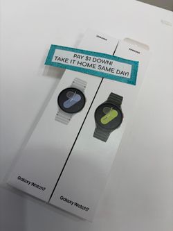 Samsung Galaxy Watch 7 Bluetooth (Brand New) - Pay $5 DOWN AVAILABLE - NO CREDIT NEEDED