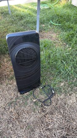 Black Tower Space Heater with Cord