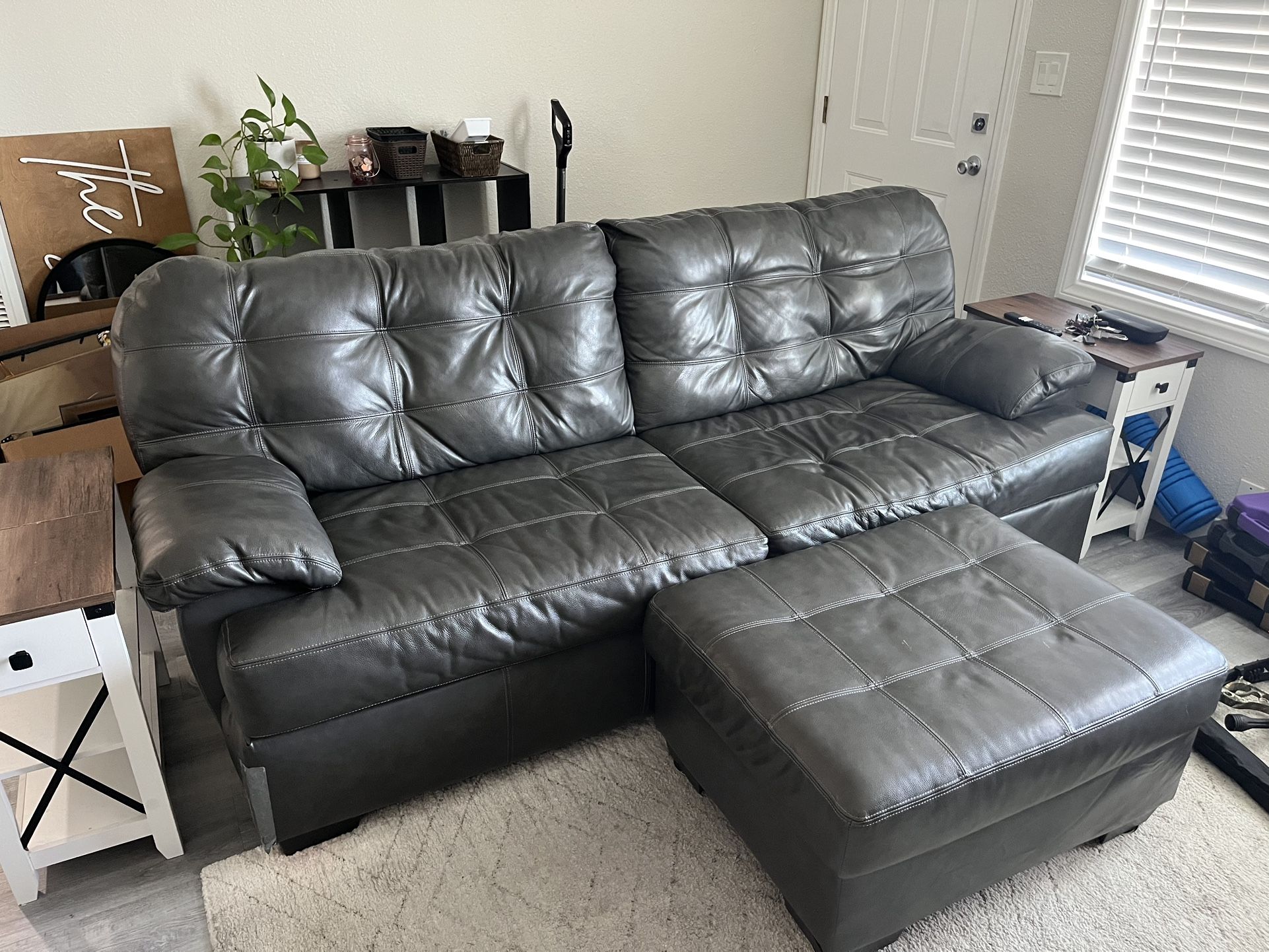 Couch With Ottoman