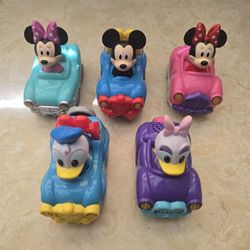 Vtech Go Go Smart Wheels Mickey Mouse And Friends Lot Of 5