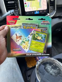 Pokémon Prismatic evolutions tech sticker collection
