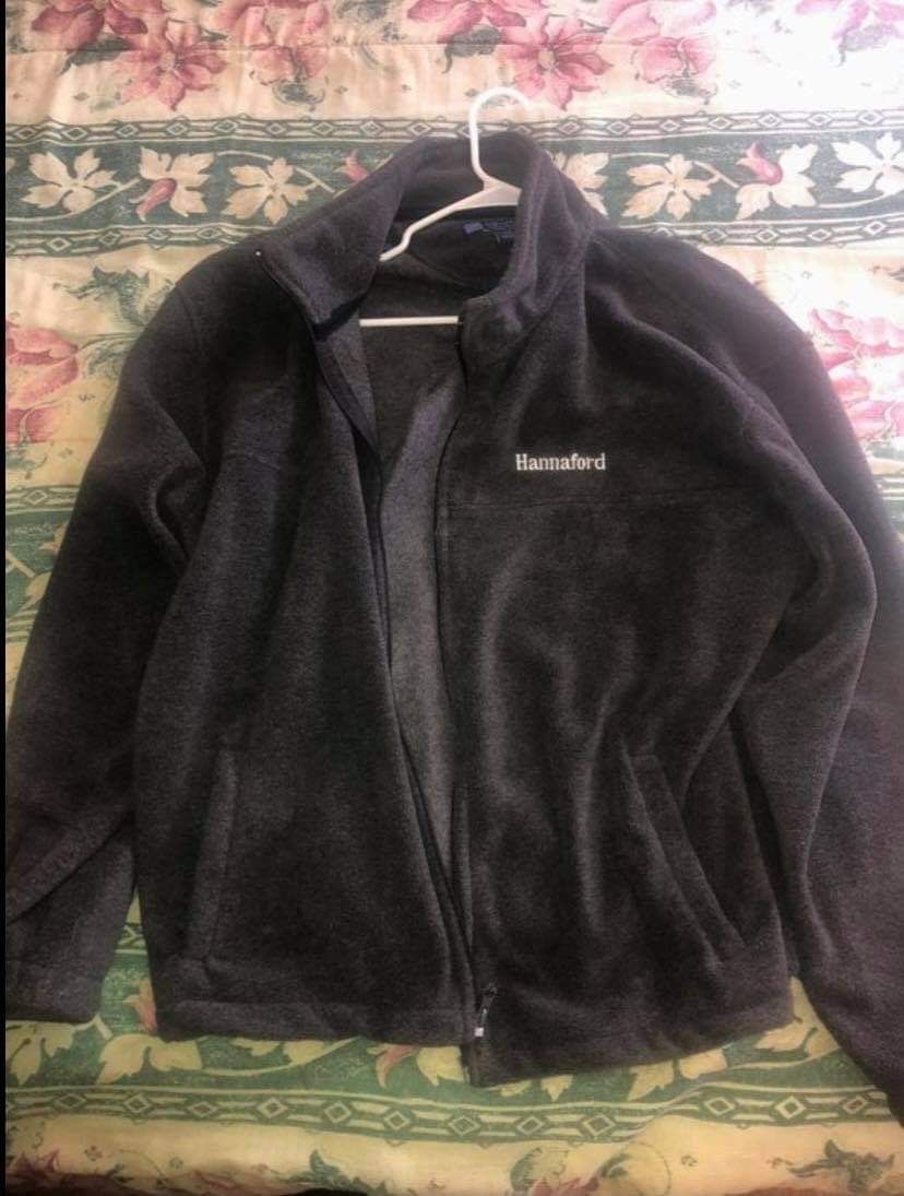 XL Hannaford Zip Up Fleece Many Pockets