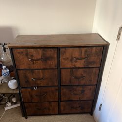 Rustic 8-Drawer Dresser – $30 
