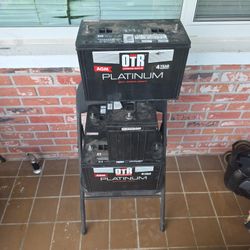 4 AGM Deep Cycle Batteries