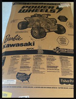 Power Wheel Barbie Kawasaki